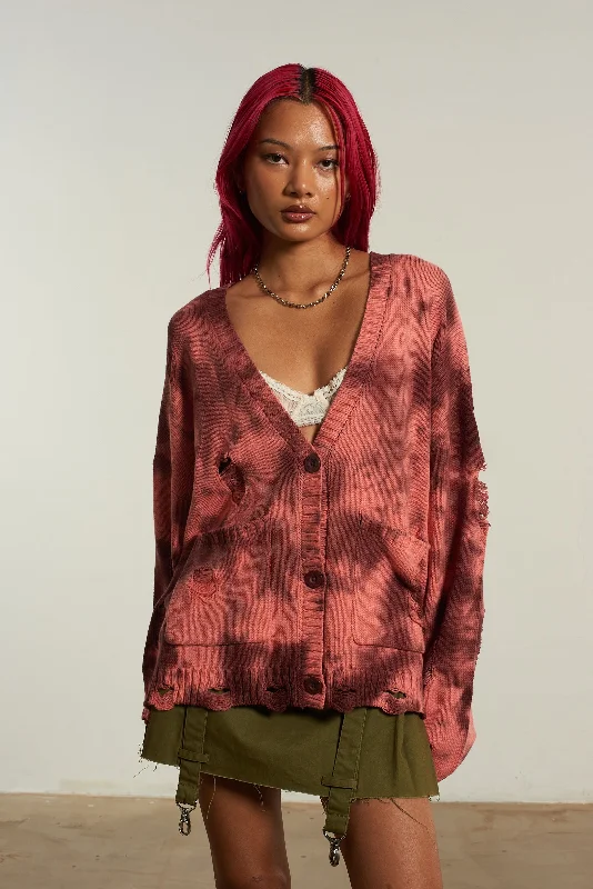 Creature Tie Dye Cardigan