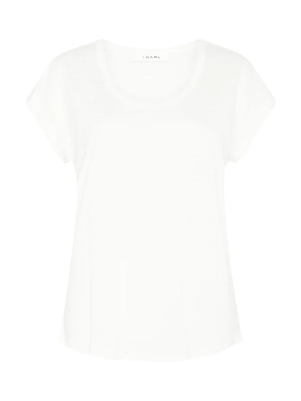 Slouchy Linen U Tee