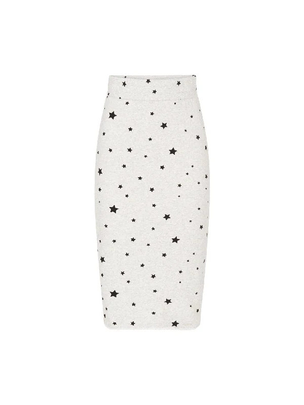 Stars All Over Slim Fit Tube Skirt