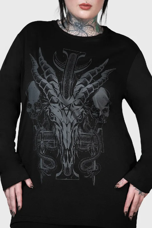 Infernal Ashes Long Sleeve Top [PLUS]