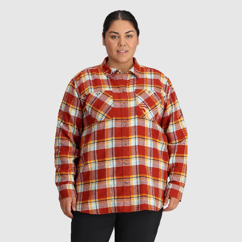 Women's Feedback Flannel Twill Shirt-Plus