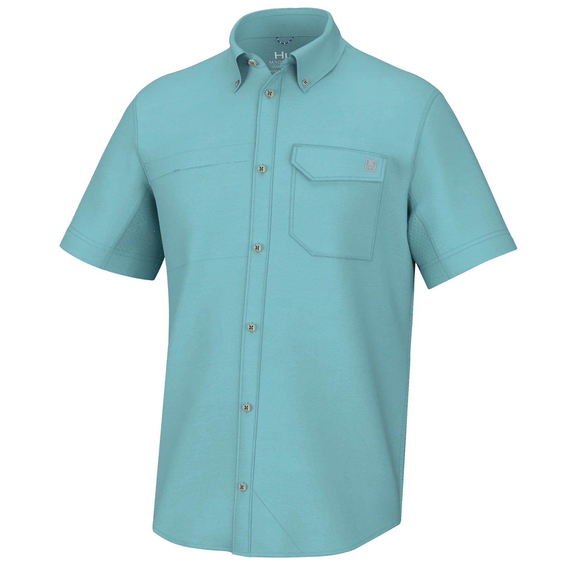 Huk Tide Point Button-Down Short Sleeve Shirt