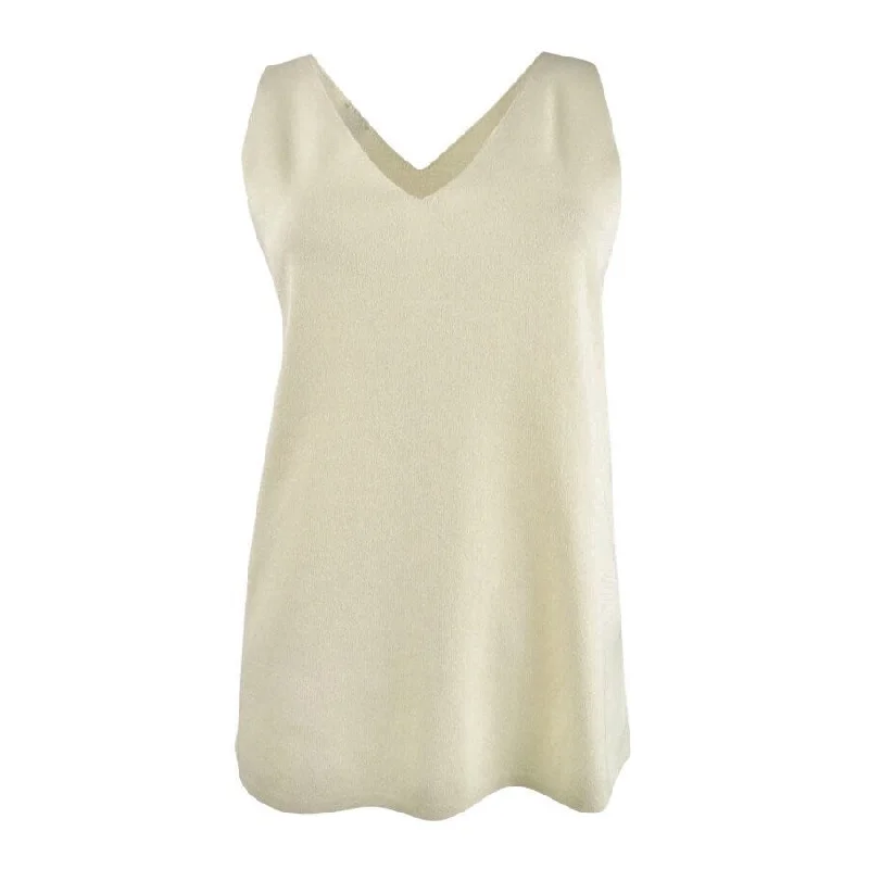 Anne Klein Women's V-Neck Top