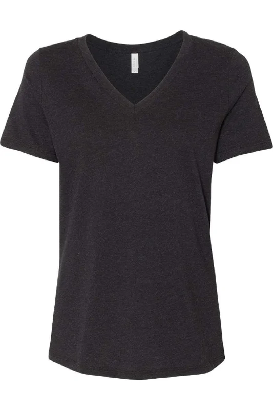 BELLA + CANVAS Women´s Relaxed Heather CVC V-Neck Tee