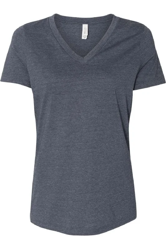 BELLA + CANVAS Women´s Relaxed Heather CVC V-Neck Tee