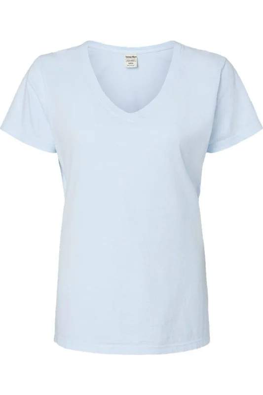 ComfortWash by Hanes Garment-Dyed Women´s V-Neck T-Shirt