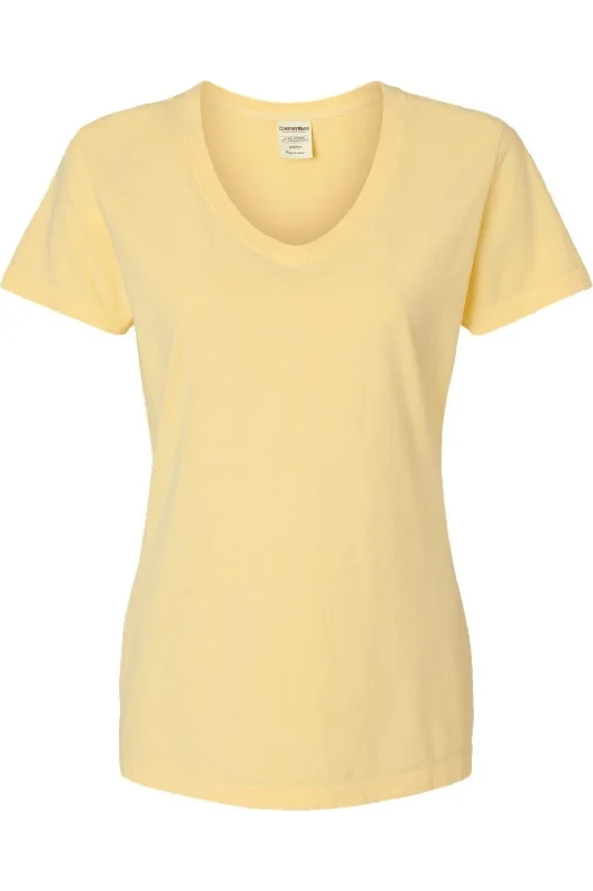 ComfortWash by Hanes Garment-Dyed Women´s V-Neck T-Shirt