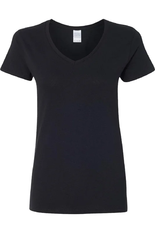 Gildan Heavy Cotton Womens V-Neck T-Shirt