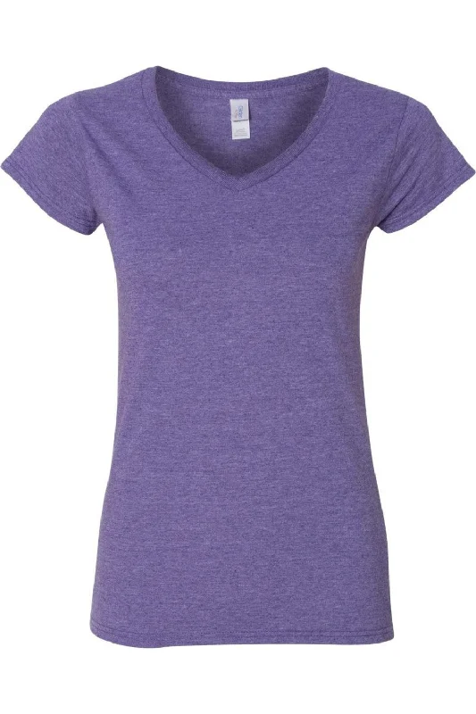 Gildan Softstyle Womens V-Neck T-Shirt