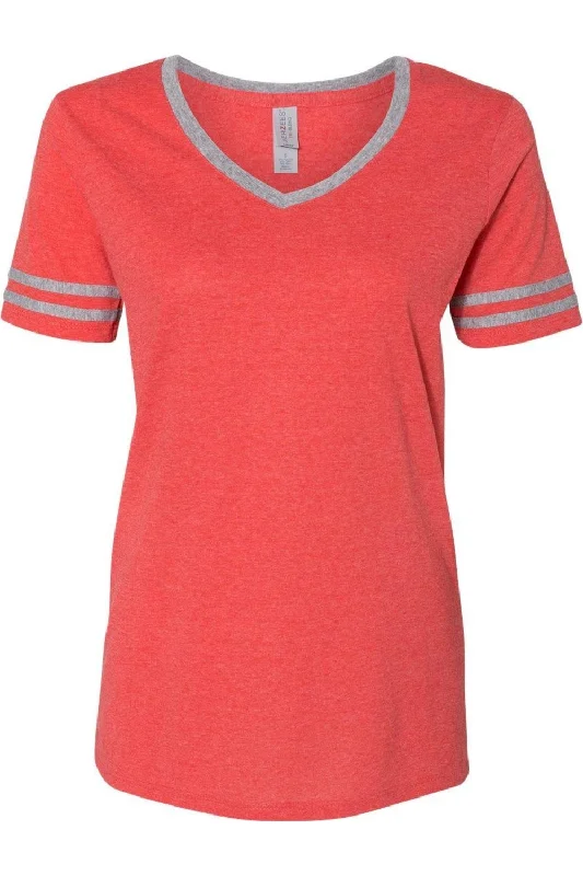 JERZEES Women´s Varsity Triblend V-Neck T-Shirt