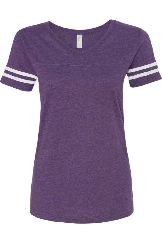 LAT Women´s Football V-Neck Fine Jersey Tee