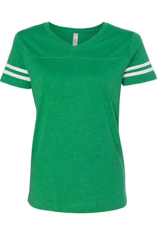 LAT Women´s Football V-Neck Fine Jersey Tee