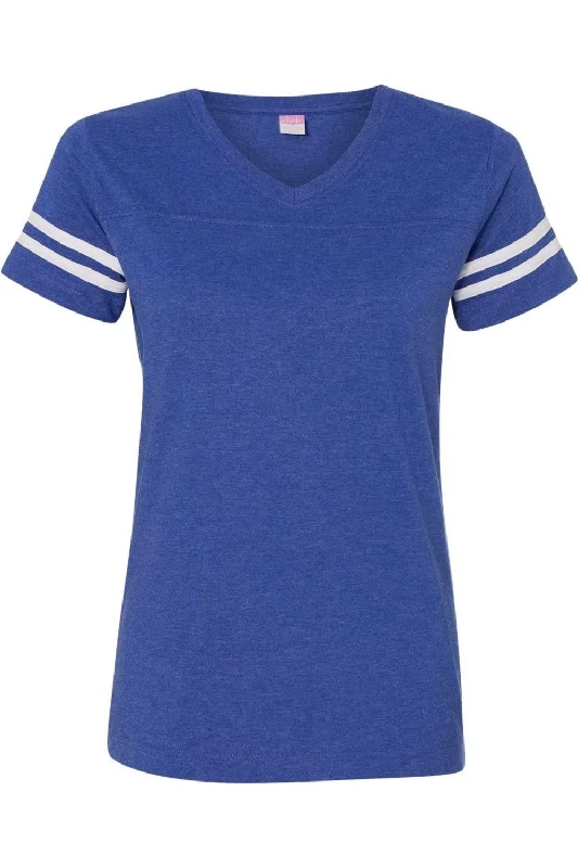 LAT Women´s Football V-Neck Fine Jersey Tee