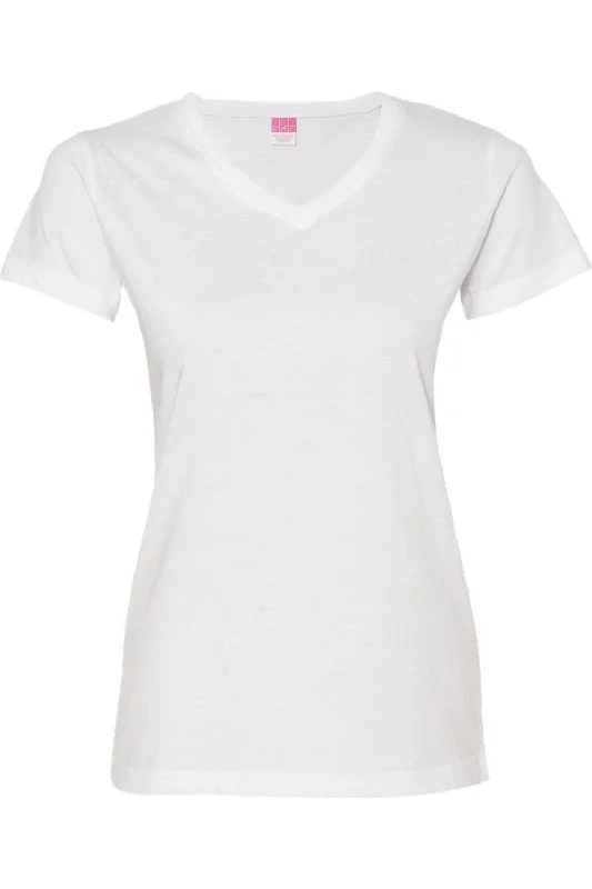 LAT Women´s V-Neck Fine Jersey Tee