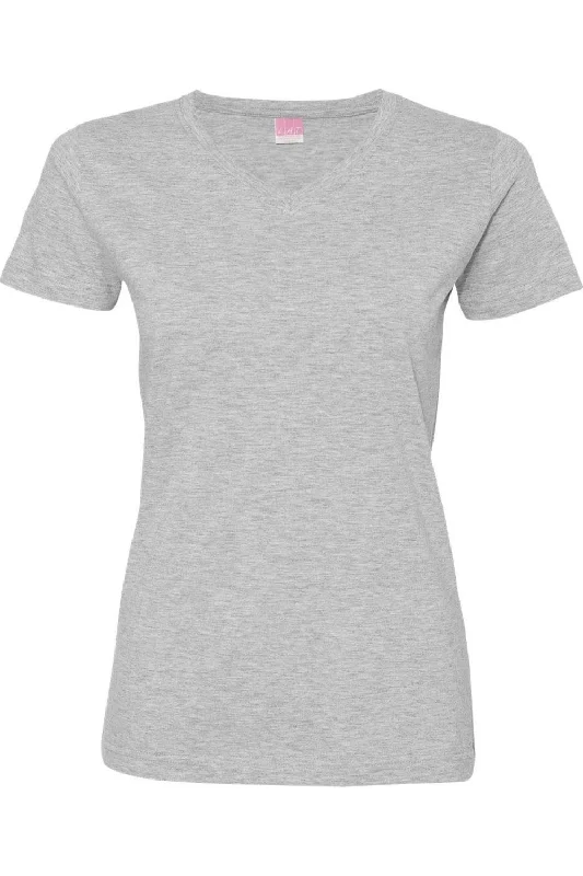 LAT Women´s V-Neck Fine Jersey Tee