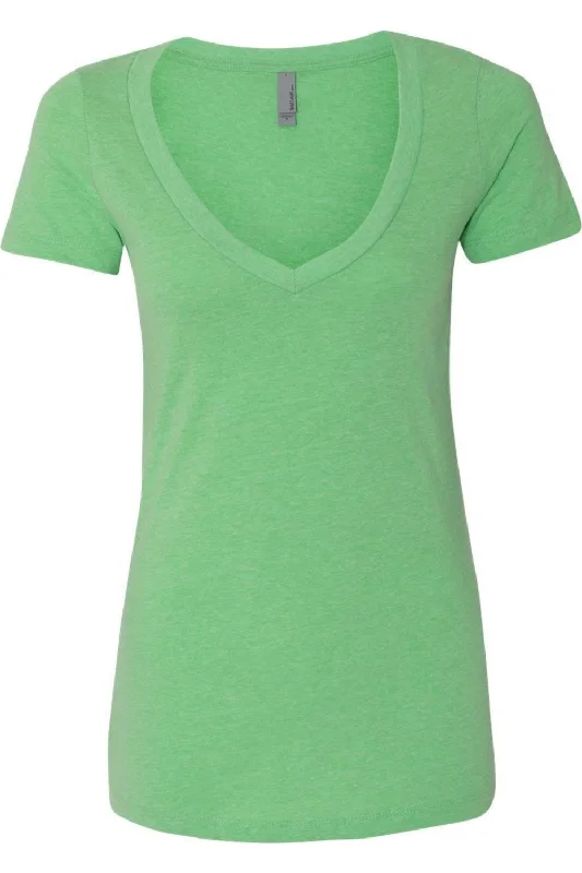 Next Level Womens CVC Deep V-Neck T-Shirt