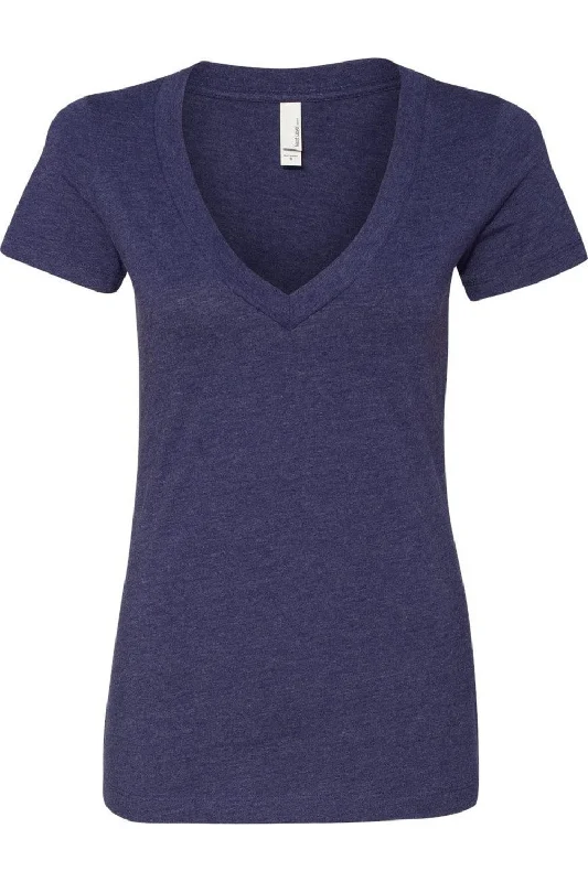 Next Level Womens CVC Deep V-Neck T-Shirt