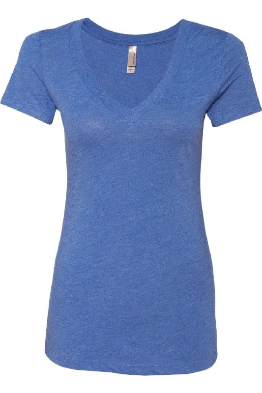 Next Level Womens Triblend Deep V-Neck T-Shirt