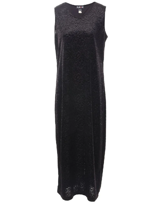 Black Evening Dress - L