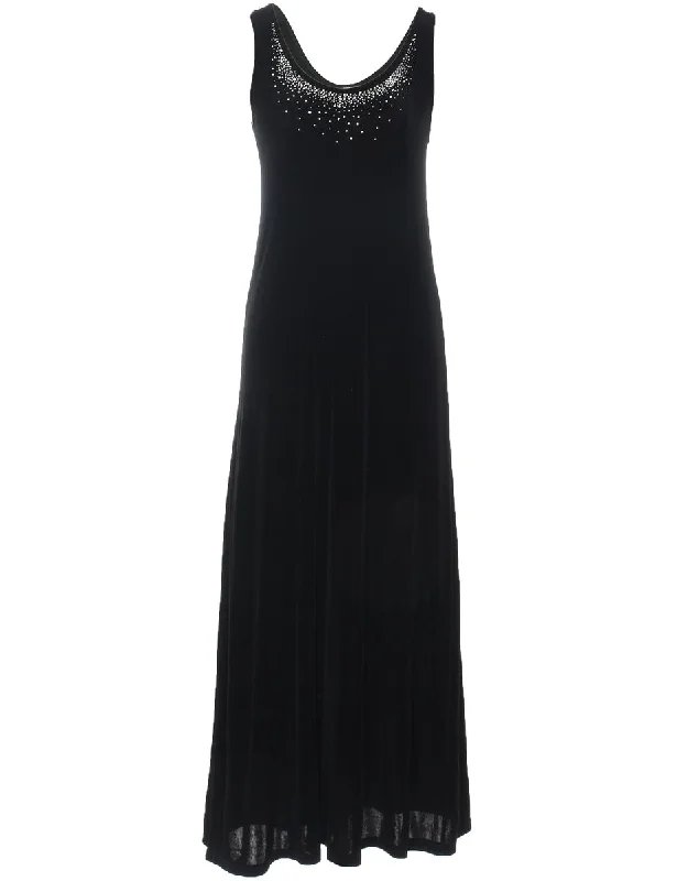 Black Evening Dress - XS