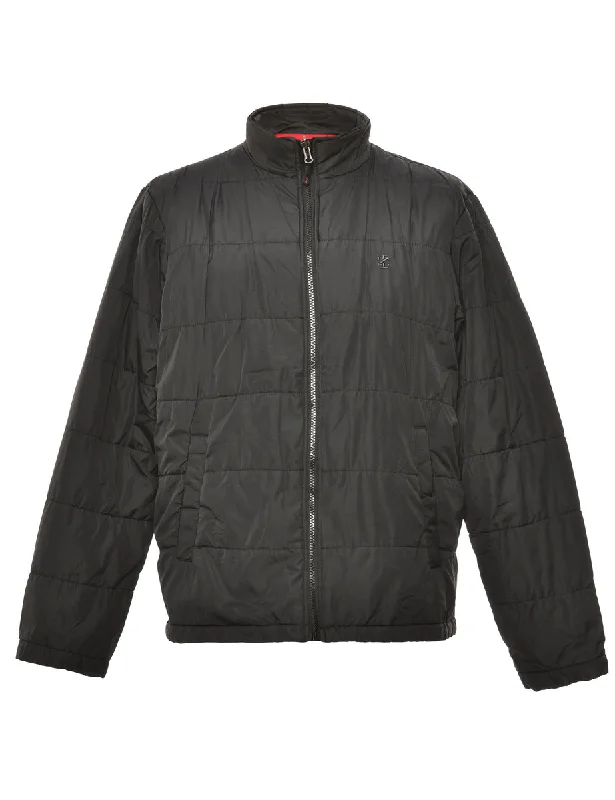 Black Izod Puffer Jacket - L