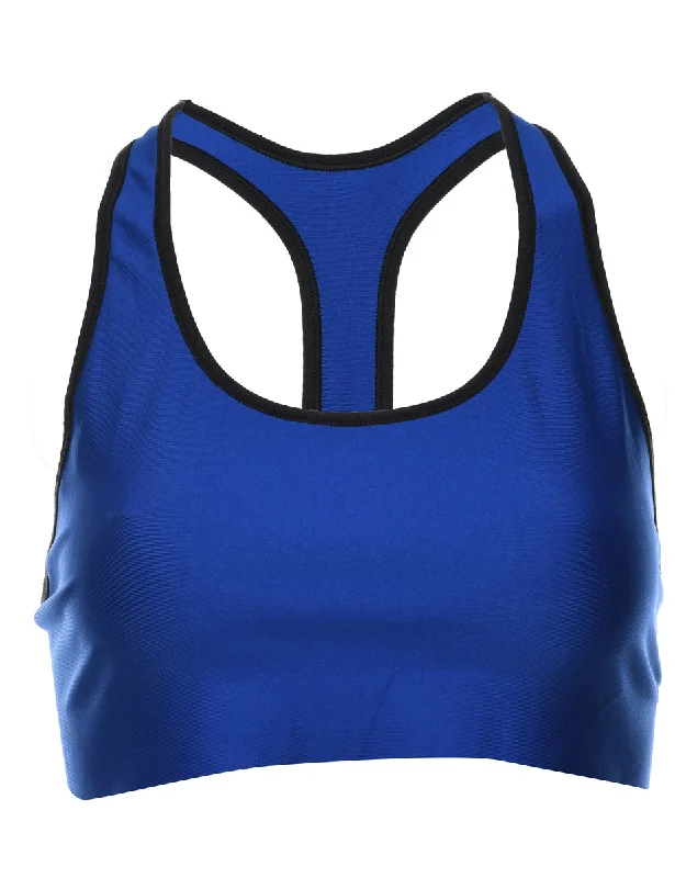 Champion Blue Sports Bra - S