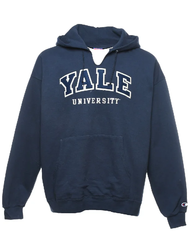 Champion Yale University Navy Hoodie - XXL