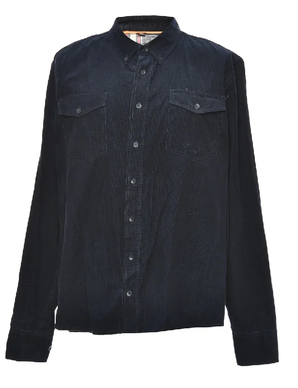 Corduroy Navy Shirt - XL